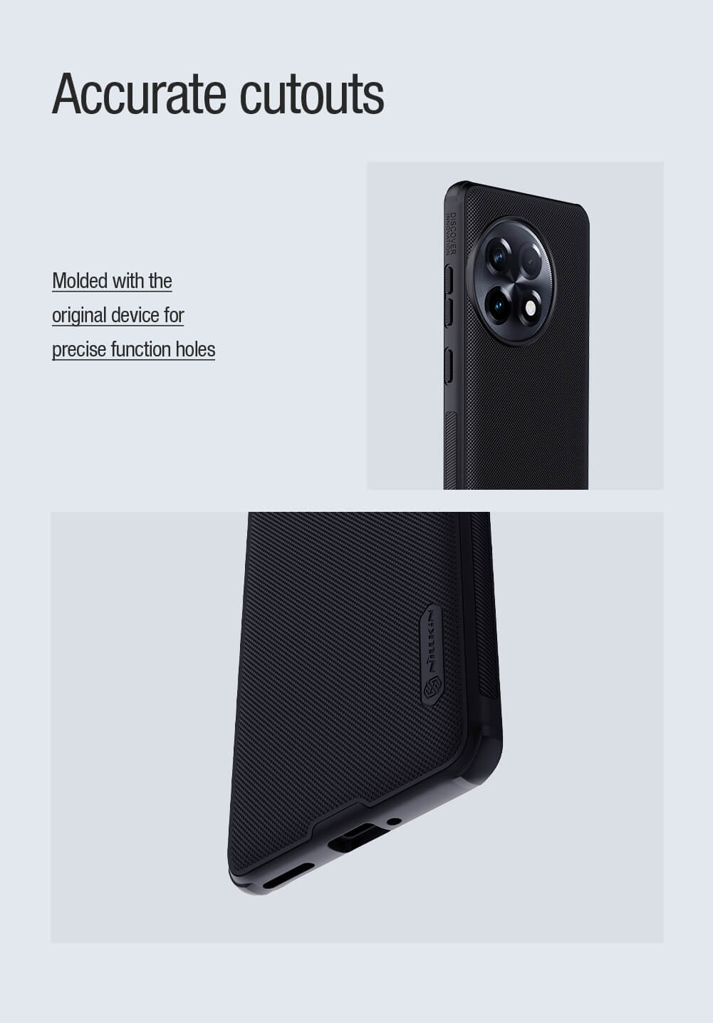 Чехол-крышка NILLKIN для Oneplus Ace 2 Pro (серия Frosted shield Pro Magnetic case)